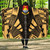 Kiribati Hooded Blanket - Polynesian Tattoo Gold 1