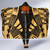 Papua New Guinea Hooded Blanket - Polynesian Tattoo Gold 5