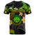 FSM T-shirt - Custom Personalised Polynesian Waves with Plumeria Flowers (Reggae)