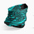 Tokelau Neck Gaiter - Floral Tattoo Neon Blue 3