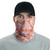 Polynesian Neck Gaiter - Camo Poly Patterns Hibiscus 13 2