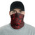 Vanuatu Neck Gaiter - Turtle Hibiscus Red 2