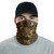 Yap Neck Gaiter - Turtle Hibiscus Gold front 2