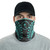 Chuuk Neck Gaiter - Tribal Pattern Turquoise 2