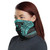 Chuuk Neck Gaiter - Tribal Pattern Turquoise 1