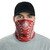 Federated States of Micronesia Neck Gaiter - Tribal Pattern Red 2