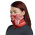 Guam Neck Gaiter - Tribal Pattern Red 1