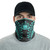 Samoa Neck Gaiter - Tribal Pattern Turquoise 2