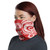 American Samoa Neck Gaiter - Turtle Tentacle White Red 1