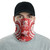 Tuvalu Neck Gaiter - Turtle Tentacle White Red 2
