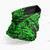 Tokelau Neck Gaiter - Polynesian Pattern Green 3