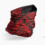 Fiji Neck Gaiter - Polynesian Pattern Red 3