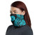 Tahiti Neck Gaiter - Polynesian Pattern Turquoise 1