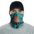 American Samoa Neck Gaiter - Plumeria Turquoise 2