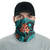 Chuuk Neck Gaiter - Plumeria Turquoise 2