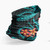 Chuuk Neck Gaiter - Plumeria Turquoise 3