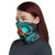 Marshall Islands Neck Gaiter - Plumeria Turquoise 1