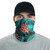 Samoa Neck Gaiter - Plumeria Turquoise 2