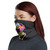 Guam Neck Gaiter - Plumeria Tattoo Pink Gold 1