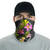 Hawaii Neck Gaiter - Plumeria Tattoo Pink Gold 2