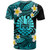 Tahiti Custom Personalised T-Shirt - Plumeria Polynesian Vibe Turquoise Tahiti Custom Personalised T-Shirt - Plumeria Polynesian Vibe Turquoise