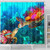 American Samoa Shower Curtain - Sea Turtle Coral Treasure 4