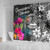 American Samoa Shower Curtain - Turtle Floral 2