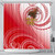 American Samoa Polynesian Shower Curtain - Bald Eagle (Red) 2