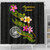 American Samoa Polynesian Shower Curtain - Plumeria Tribal 4