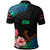 Fiji Polo Shirt - Polynesian Pride with Hibicus Flower Tribal Pattern