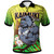 Hawaii Custom Personalised Polynesian Polo Shirt - Kaimuki High School Bulldogs Tribal Pattern