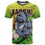 Hawaii Custom Personalised Polynesian T-shirt - Kaimuki High School Bulldogs Tribal Pattern