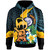 Hawaii Custom Hoodie - Moanalua High School Memehune Polynesian Tribal Pattern