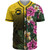 Hawaii Custom Personalised Baseball Shirt - Nanakuli High and Intermediate School Hawaiian Tropical Flowers Baseball Shirt