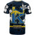 Hawaii Henry J. Kaiser High School Custom T- Shirt - Kaiser High School Polynesian With Floral Elements Pattern