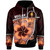 Tonga Custom Personalised Hoodie - Beulah College Polynesian Pattern with Flower Tribal Hoodie