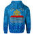 Tonga College Hoodie - Lavengamalie College Logo With Tropical Flowers Hoodie 3