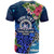 Tonga Custom Personalised T-Shirt - Tupou College Polynesian Tonga Pattern with Flower