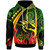 Hawaii Custom Hoodie - Honoka����a High & Intermediate School Polynesian Pattern Fire