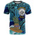 Hawaii Custom T-shirt - Waiakea High School with Polynesian Culture and Tiki Surfer