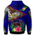 American Samoa Hoodie - Custom American Samoa Eagle Flag Style With Polynesian Patterns Hoodie