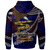 American Samoa Hoodie - Custom American Samoa Eagle With Polynesian Patterns Hoodie