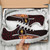 Tonga Sneakers - Beulah College Polynesian Pattern with Flower Tribal