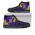 Tonga High Top Shoes - Chanel College with Polynesian Pattern Style and Flower