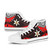 Tonga High Top Shoes - Kolisi Tonga High School with Tonga Patterns Polynesian Culture