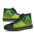 Tonga High Top Shoes - Saineha High School with Tonga Patterns and Polynesian Culture