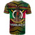 Vanuatu T-Shirt - Custom Flag Color Polynesian Patterns T-Shirt
