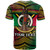 Vanuatu T-Shirt - Custom Flag Color Polynesian Patterns T-Shirt