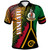Vanuatu Polo Shirt - Custom Polynesian Grunge Texture Style Polo Shirt