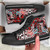Hawaii High Top Shoes - Baldwin High School Polynesian Tribal Pattern